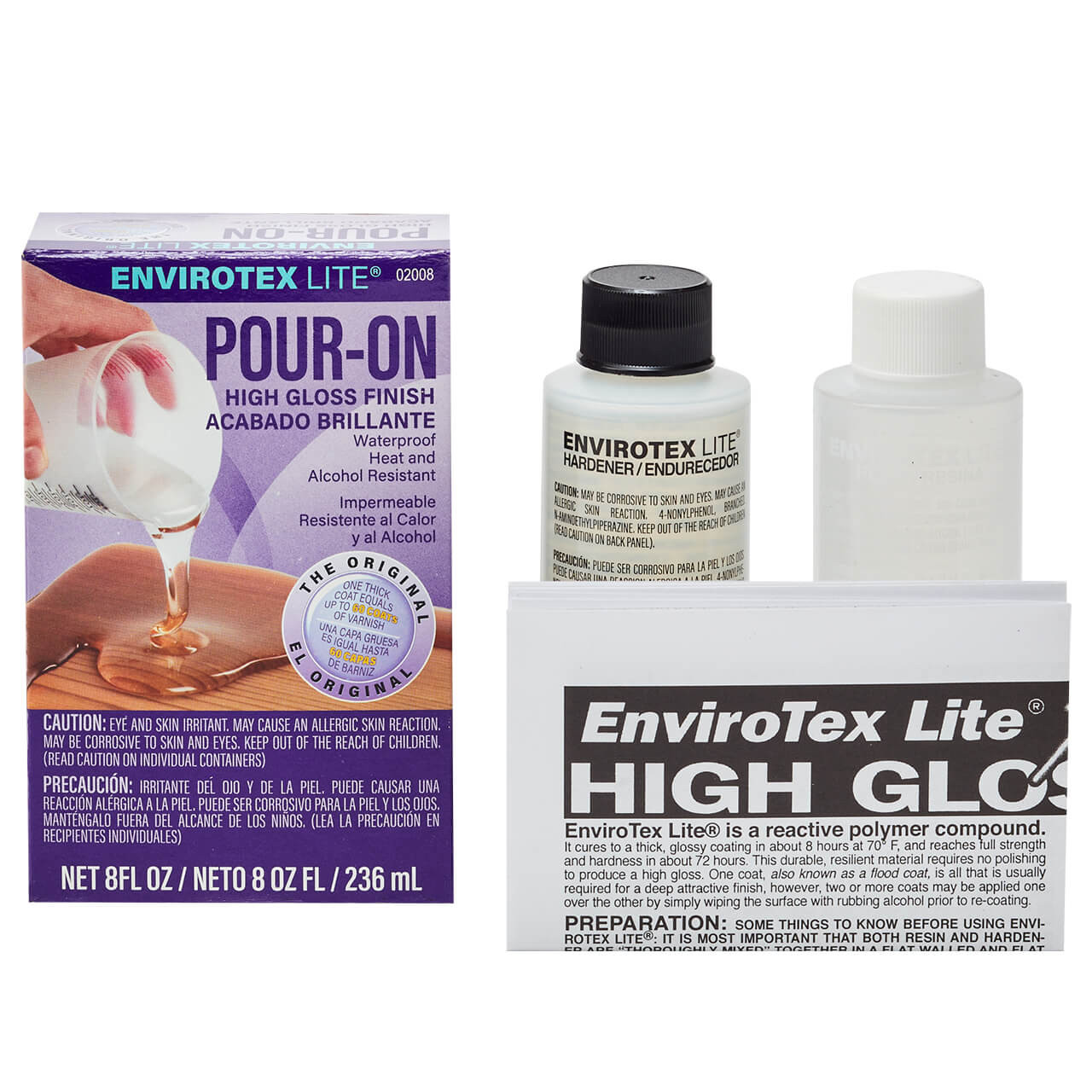 Envirotex Lite Pour-On High Gloss Finish 32 oz. Kit