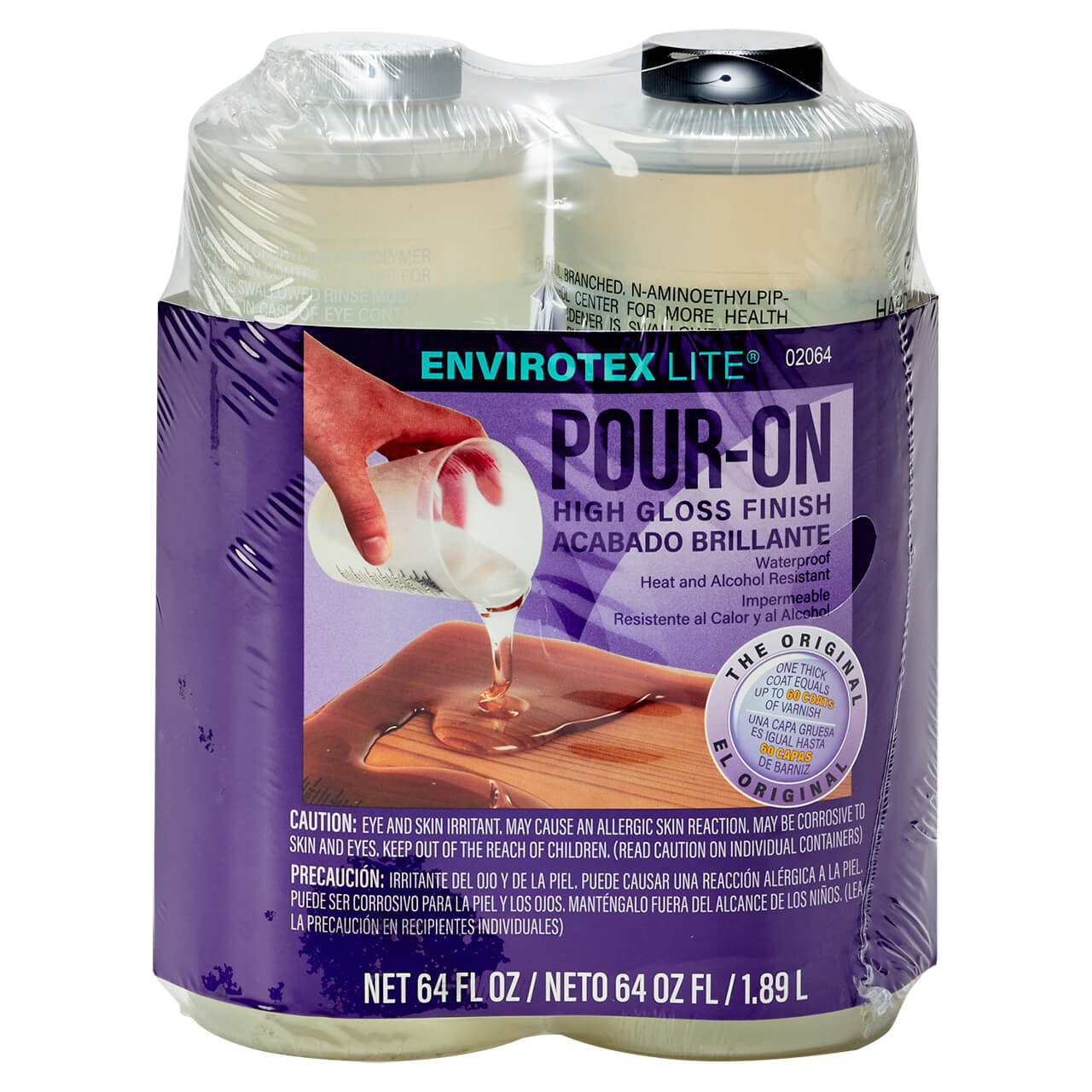 Environmental Technology ENVIROTEX LITE Pour-On High Gloss Finish 32 oz.  Kit for sale online