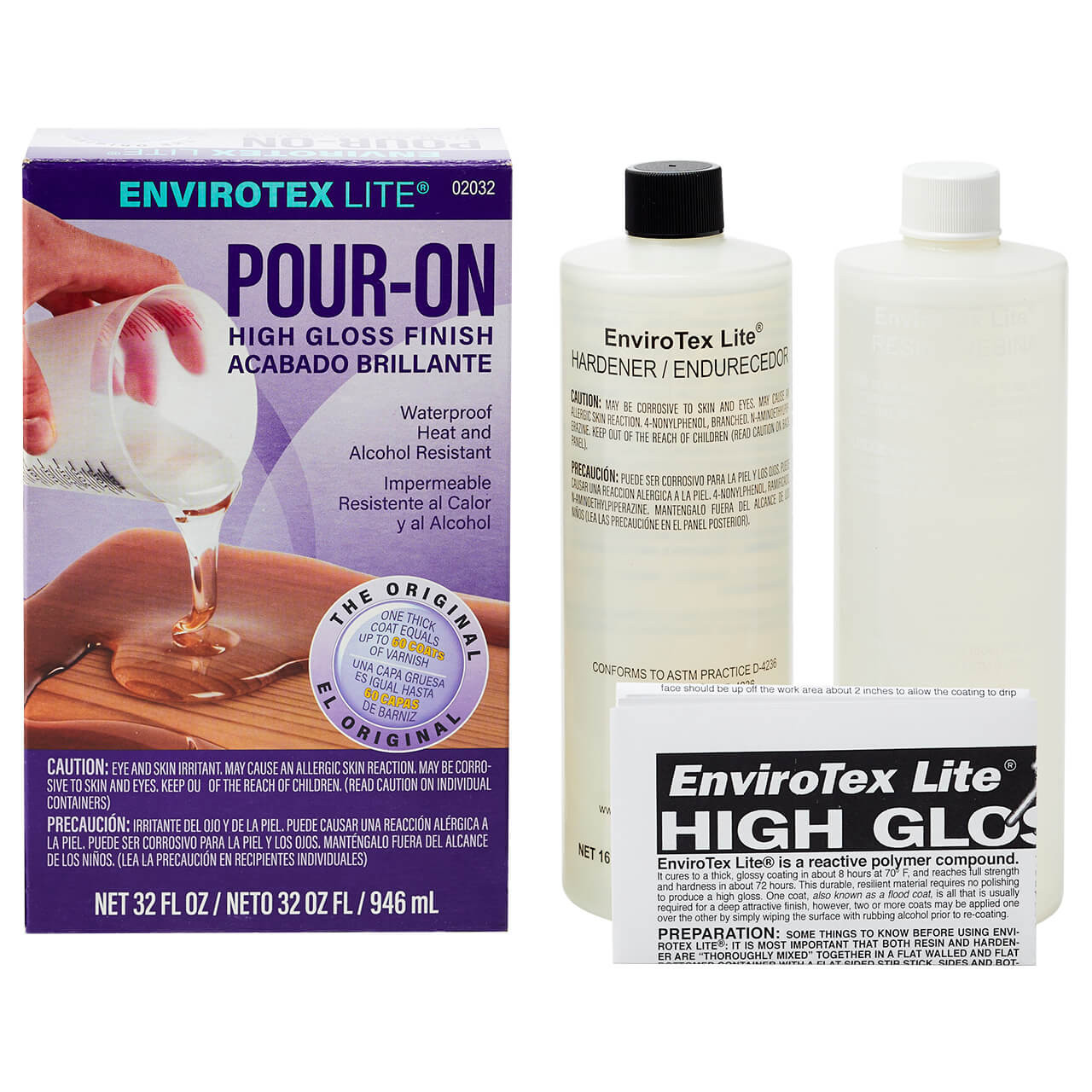 Envirotex Lite Pour-On 1 Gal. Kit High Gloss Finish - Valu Home Centers