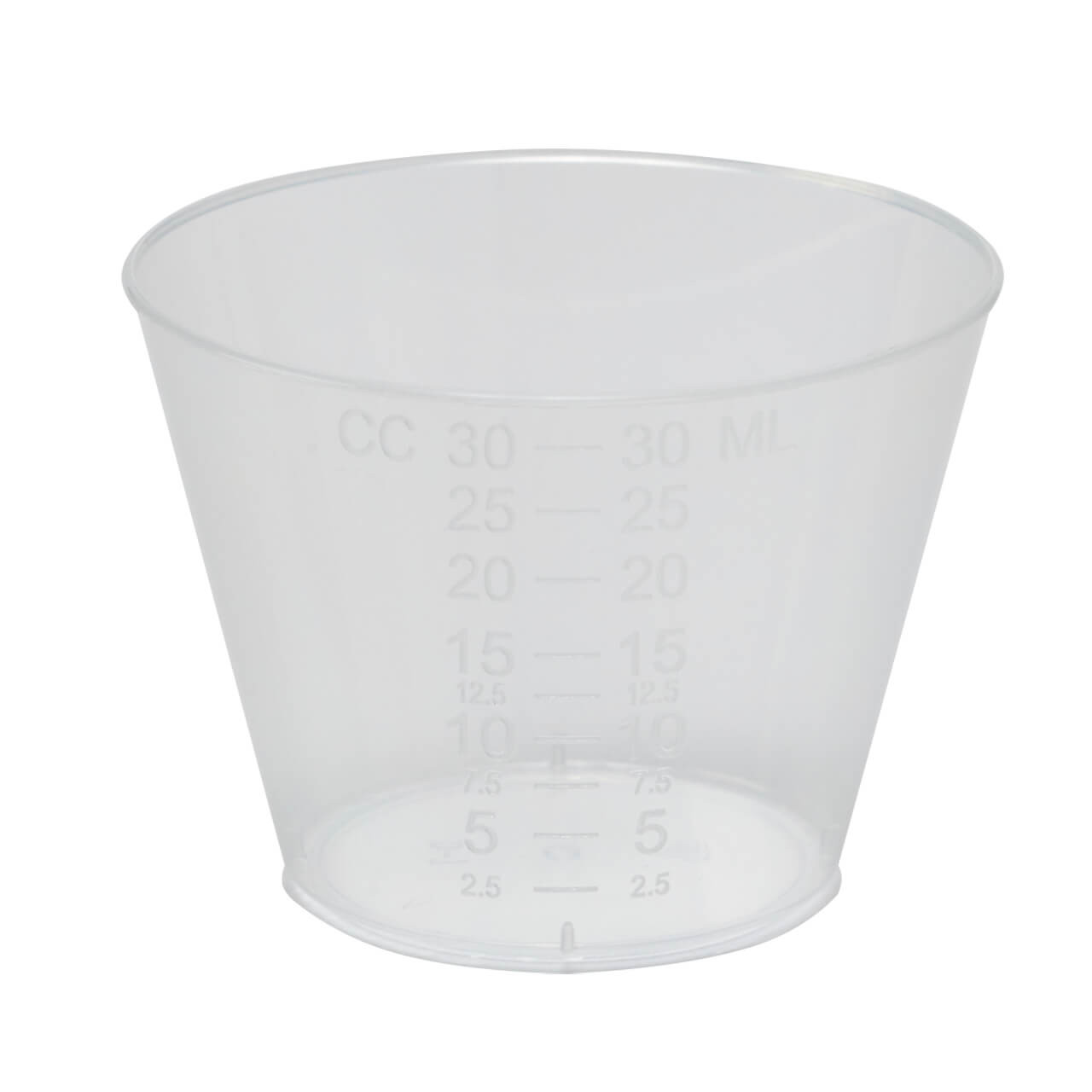 Disposable Clear Graduated Measuring Cup 8 oz