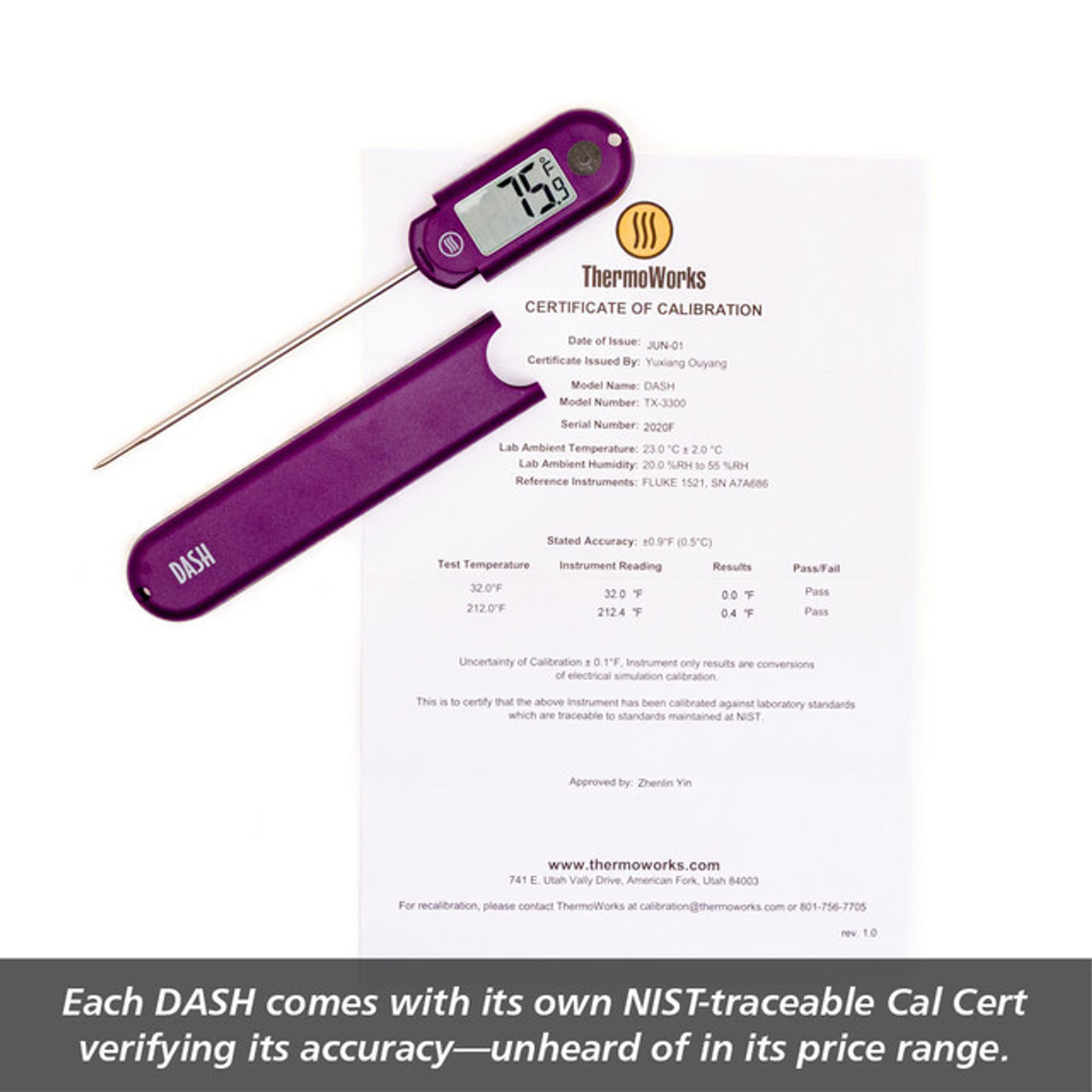 DASH™ Thermometers - ThermoWorks