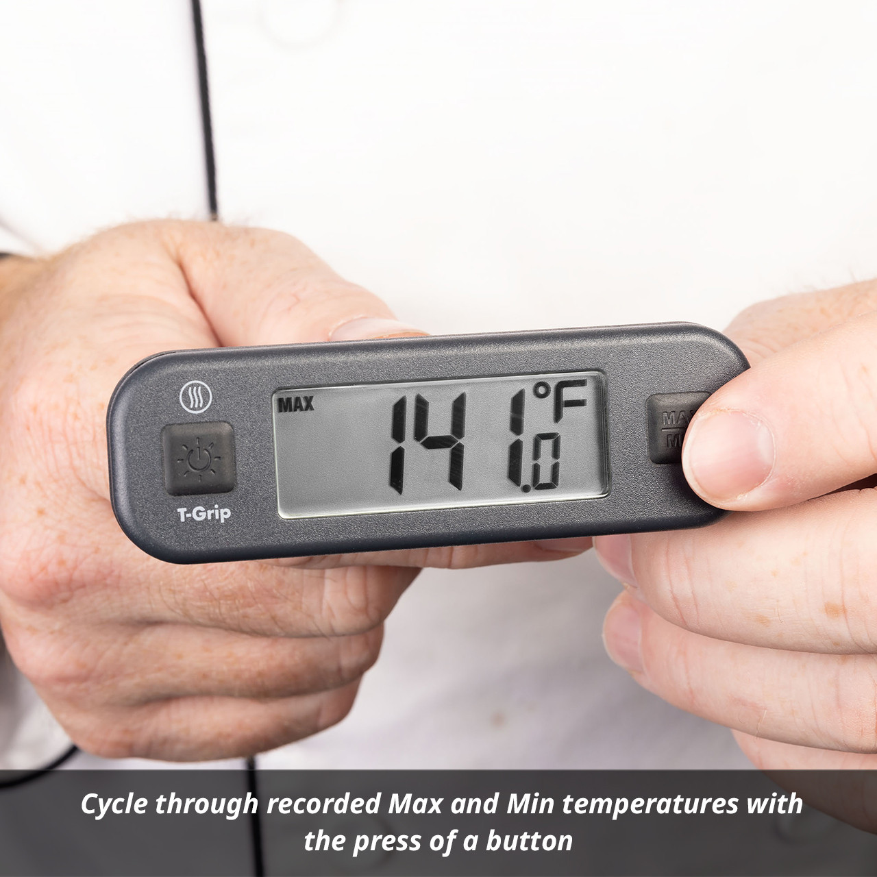 Digital Waterproof Thermometer, Reduced Tip Probe