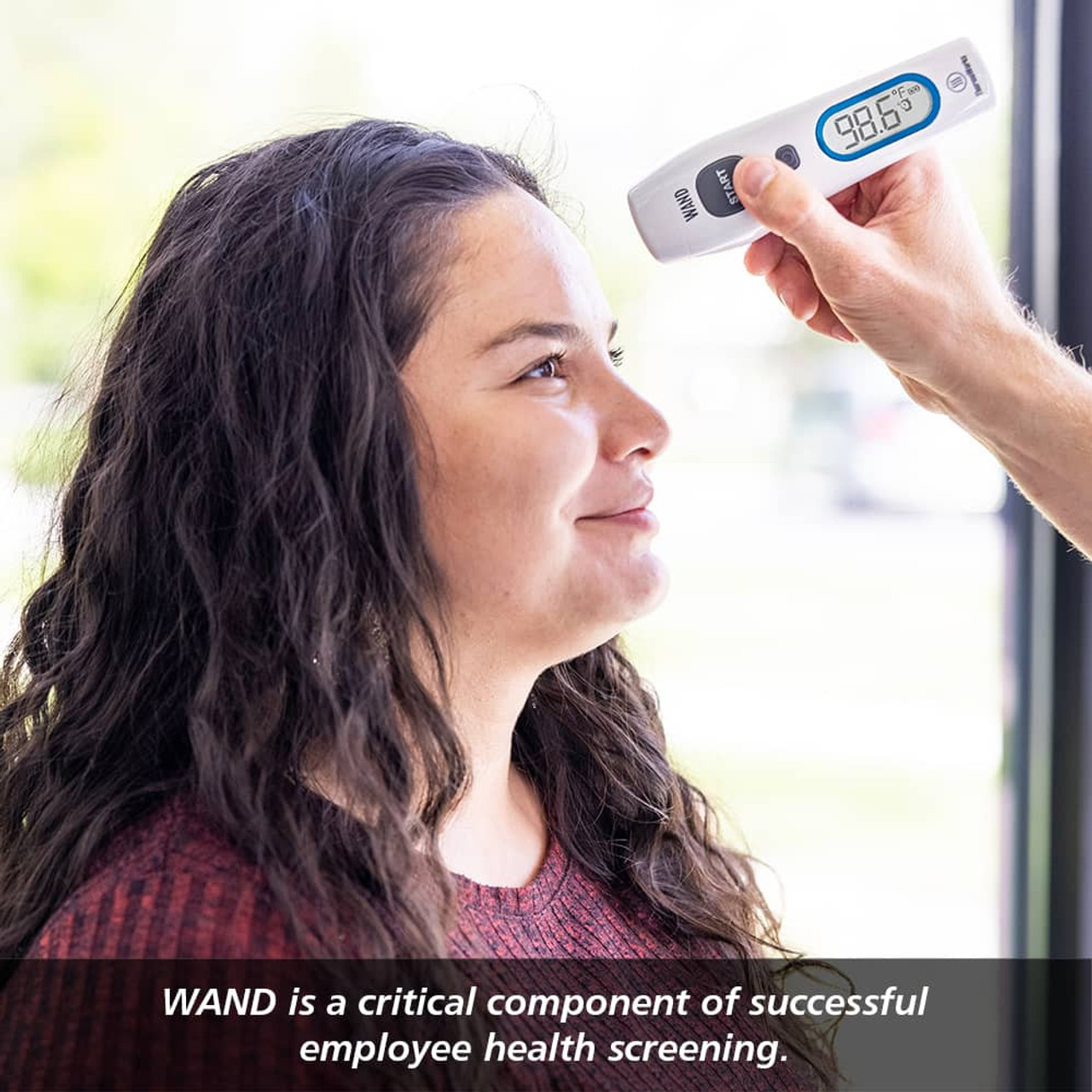 WAND™ - No Touch Forehead Thermometer (FDA-Cleared)