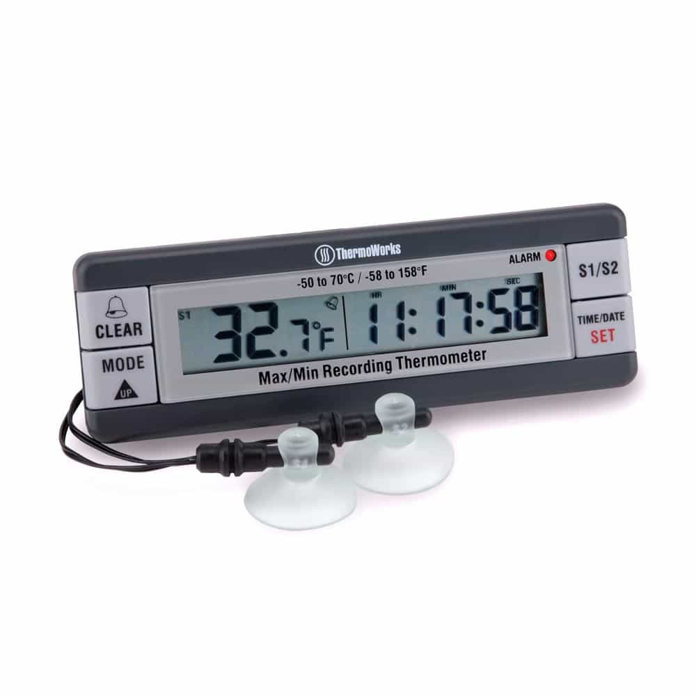 ThermoWorks RT8100MAT MIN/MAX Recording Thermometer with Alarms