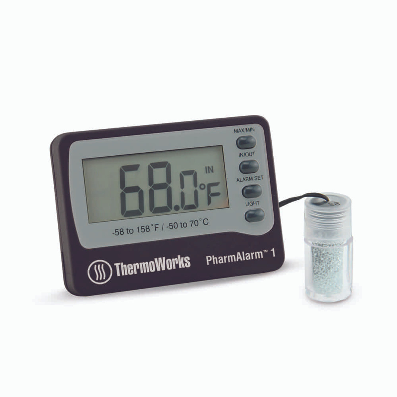 Fridge/Freezer Dual Probe Min/Max Alarm Vaccine Bottle Thermometer -  Thermco Products