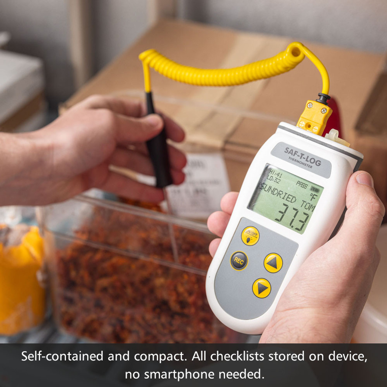 cooking thermometers: Saf-T-Log HACCP Recording Thermometer for Paperless  HACCP