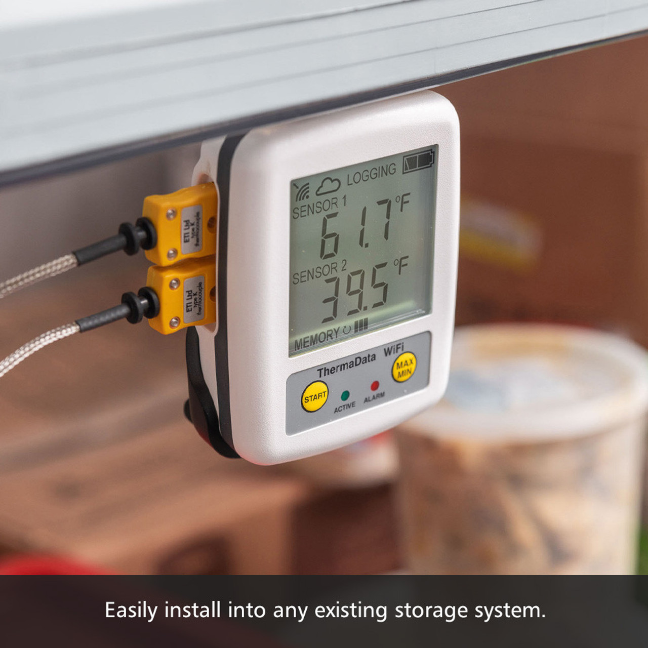 Wireless Thermocouple Temp Sensor, Data Collection