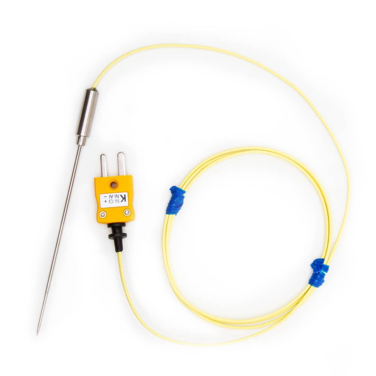 Thermoworks Silicone Probe Spool For Thermometer Probes Yellow Magnetic 