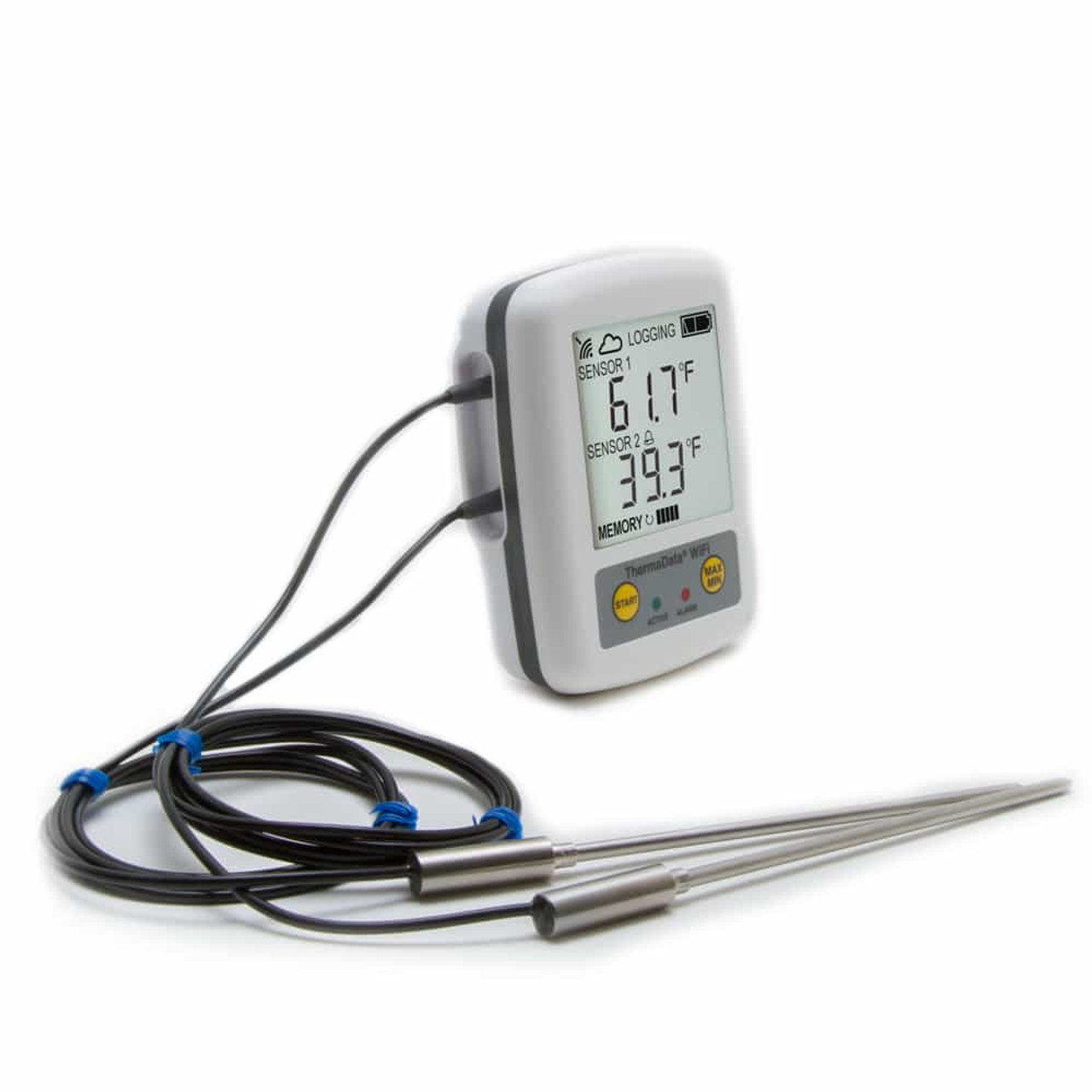 ThermaData® WiFi Temp Data Loggers (1 or 2 Probes)