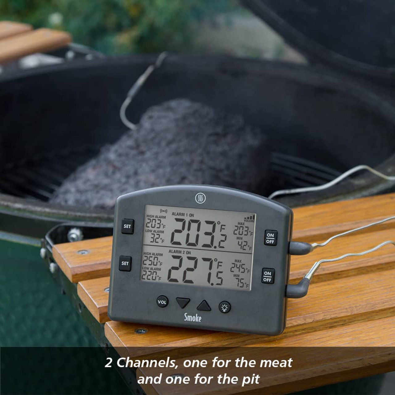 ThermoWorks Smoke Remote Duel Probe Thermometer – The Happy Cook