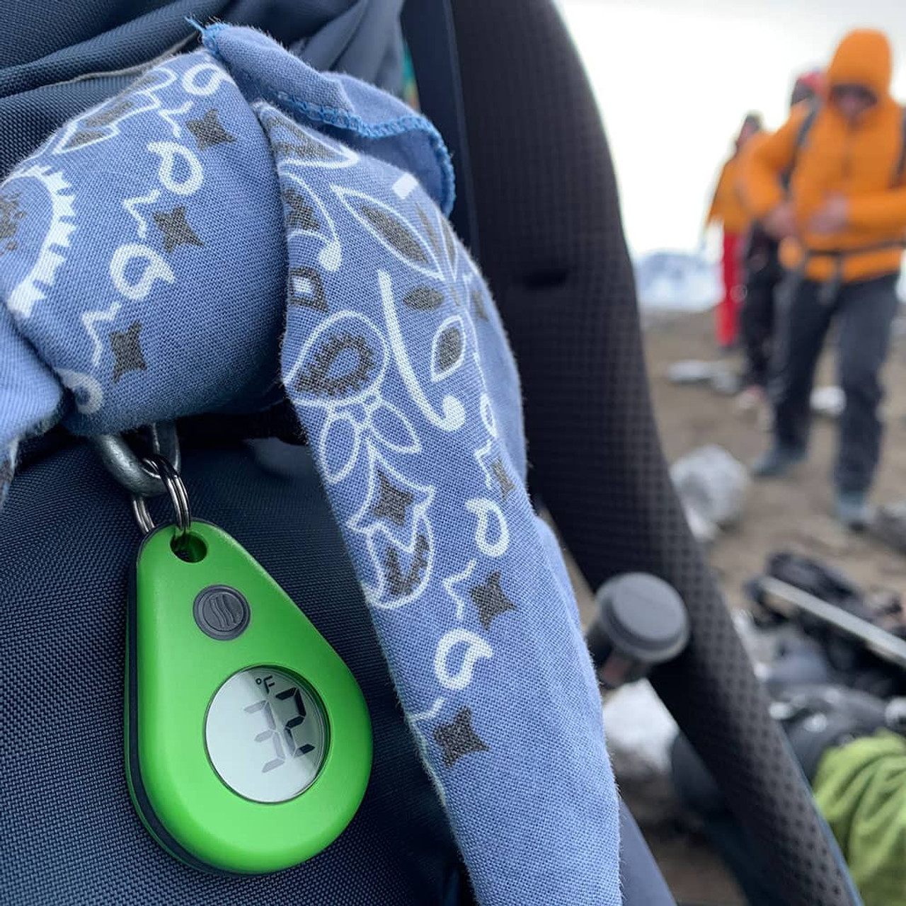 Gear talk: ThermoDrop zipper-pull thermometer