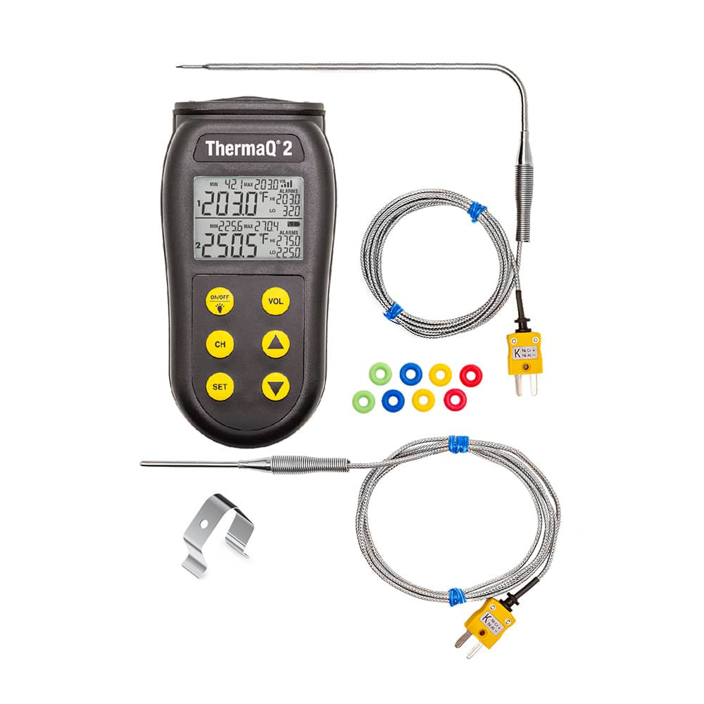 ThermaQ 2 Thermocouple Alarm Thermometer - 2 Probe Kit| ThermoWorks