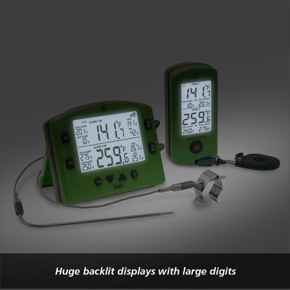Smoke Remote BBQ Alarm Thermometer ThermoWorks