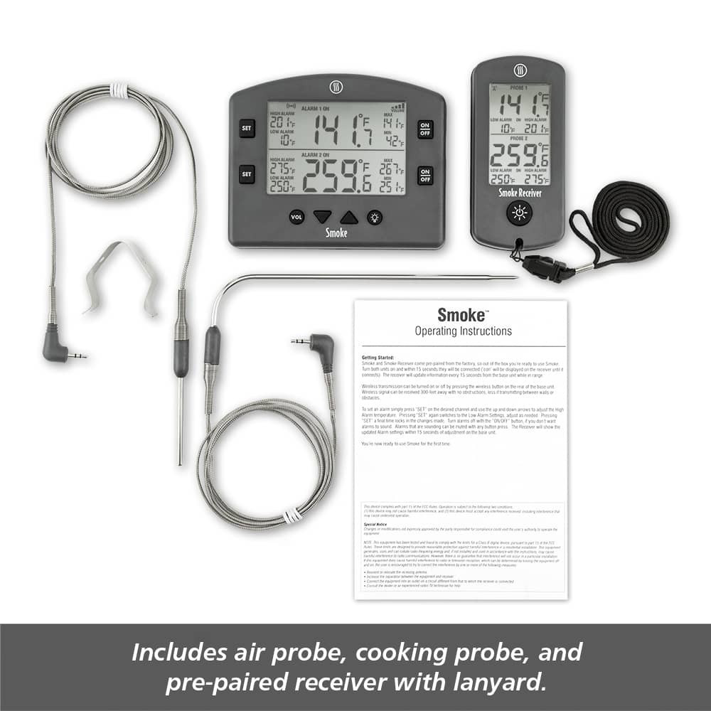 Smoke Remote BBQ Alarm Thermometer ThermoWorks