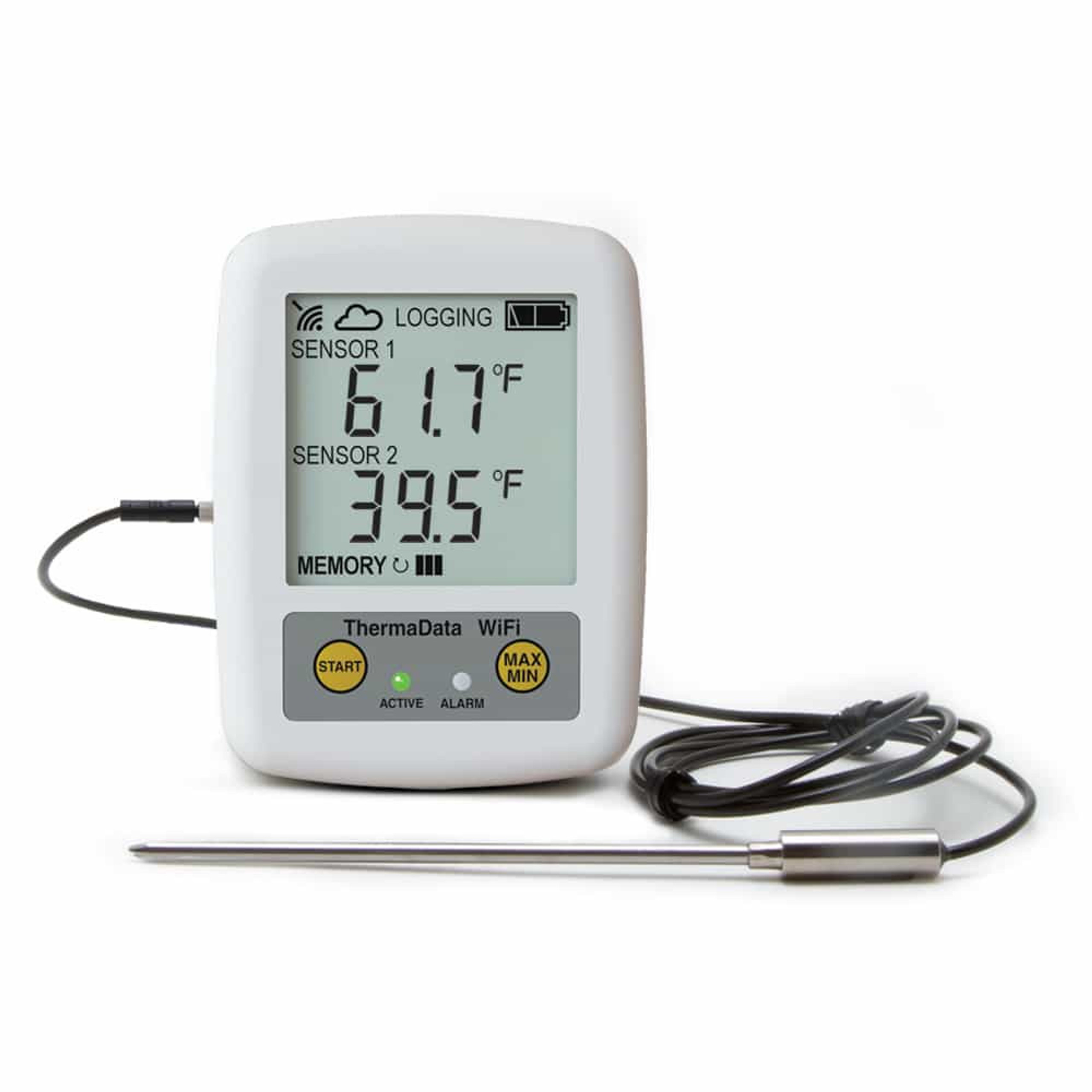 ThermaData WiFi Temperature Data Logger ThermoWorks