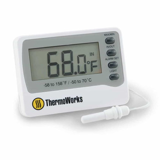 Thermoworks DOT Simple Alarm Thermometer Red TX-1200-RD – Robidoux Inc