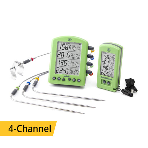 Smoke X4® Long-Range Remote BBQ Alarm Thermometer