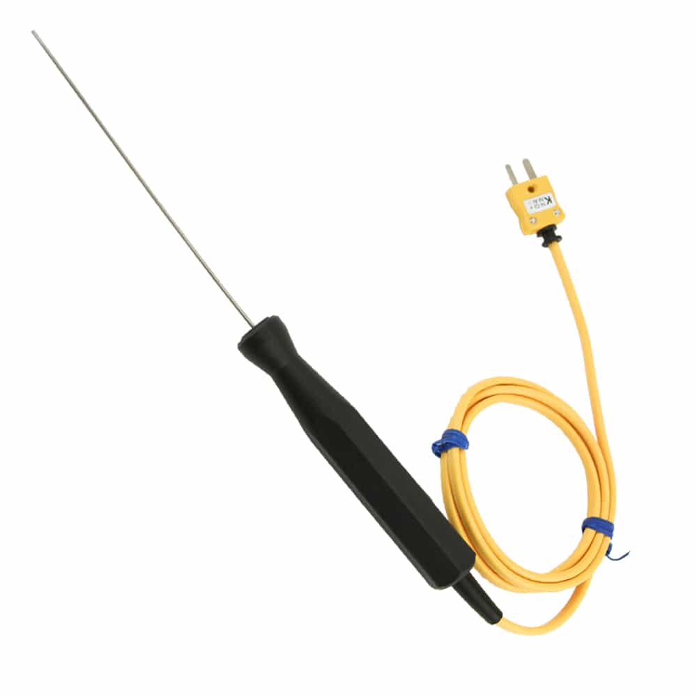 High Temperature k-Type Thermocouple Thermometer with 5 Blunt Stainless  Steel Insertion Probe 932 °F or 500 °C