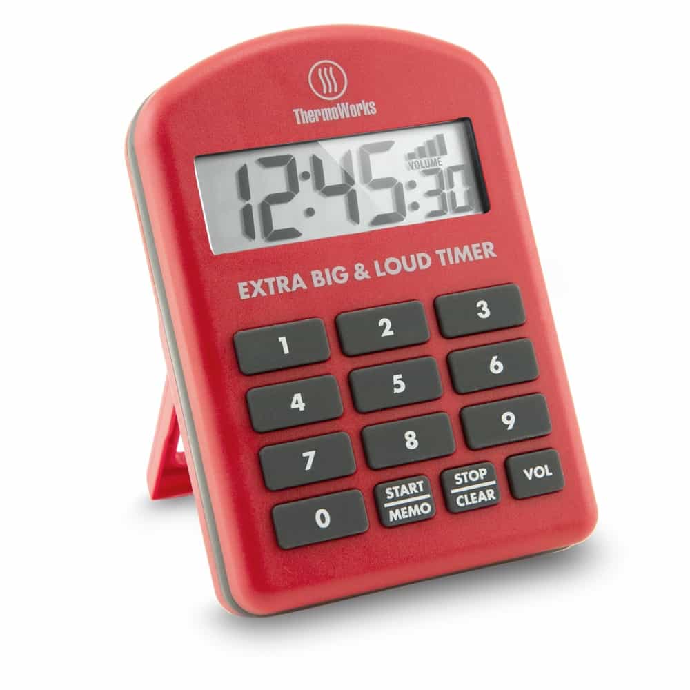 ThermoWorks Timestack Quad Timer with Voice Record - Orange