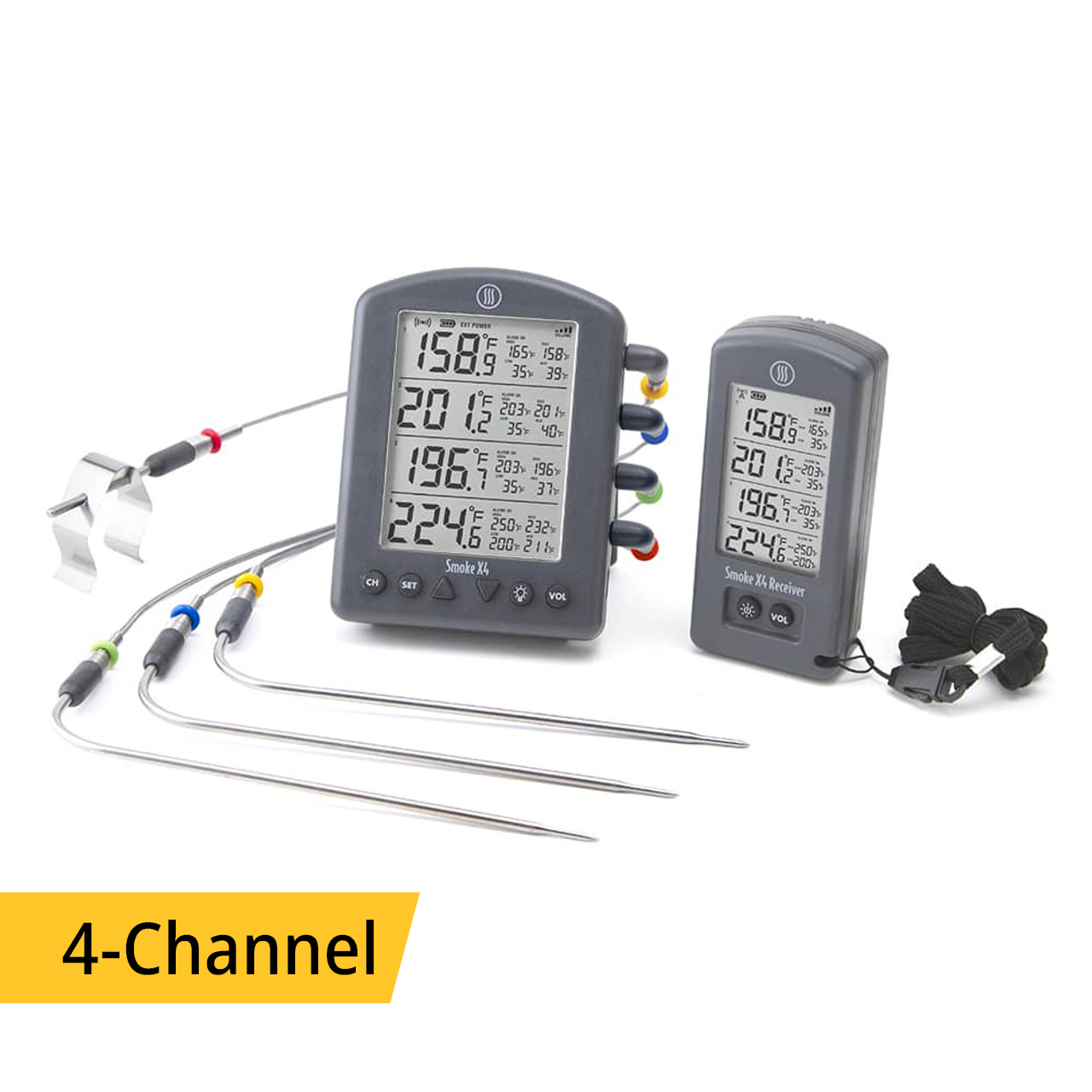 Thermoworks Smoke Dual-Channel Thermometer - Charcoal - Kitchen & Company