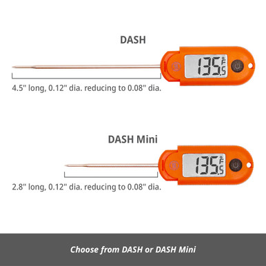 ThermoPop® Super-Fast® Thermometer - Orange – Char Crust® Dry-Rub
