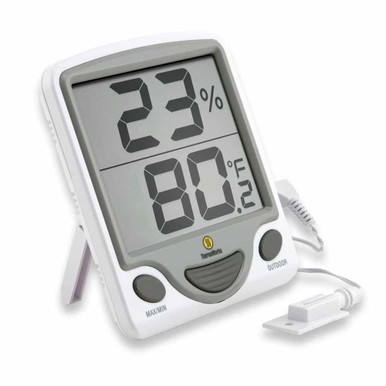 Thermo-hygrometer with internal and external temperature probe –  Thermometre.fr