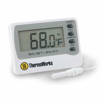 Waterproof Refrigerator Fridge Thermometer, Digital Freezer Room