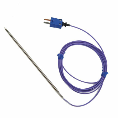 Thermo Electric Thermocouple Probe: Type T, Pipe Plug Probe, Grounded - 0 to 700 ° F, 1/2 Sheath Length, 1/4 Sheath Dia | Part #TCMSC84360676