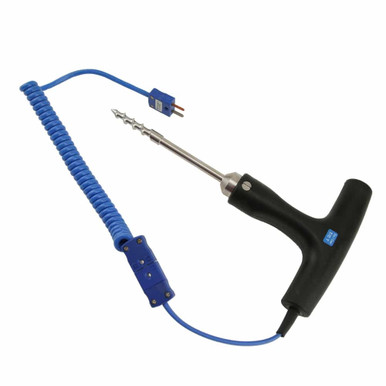 Thermo Electric Thermocouple Probe: Type T, Pipe Plug Probe, Grounded - 0 to 700 ° F, 1/2 Sheath Length, 1/4 Sheath Dia | Part #TCMSC84360676