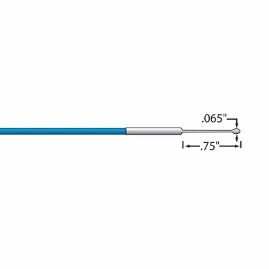 Thermo Electric Thermocouple Probe: Type T, Pipe Plug Probe, Grounded - 0 to 700 ° F, 1/2 Sheath Length, 1/4 Sheath Dia | Part #TCMSC84360676