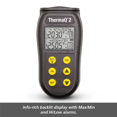 Thermometers: DeltaTrakessentials Q1000 Folding Probe Digital BBQ