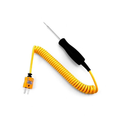 Portable K thermocouple thermometer with probe FC766PW - Cable 1 m