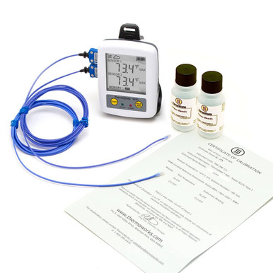 Ultra Low Temperature Dual Probe Data Logger W/Software-Less Reporting -  Thermco Products