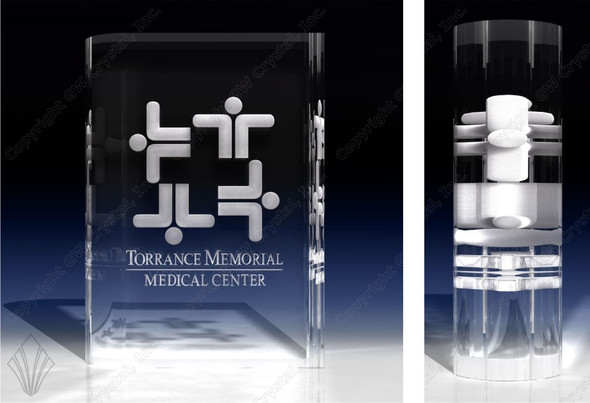 Book Shape (3D Crystal, Optical)