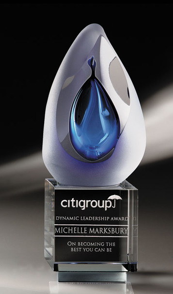 Aeroscape  Hand Blown Glass Award