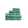 Super Soft 6 Piece Cotton Towel Set (Super Soft Teal-Towel)