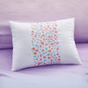 Pastels Metallic Glitter Reversible Duvet Cover Set AND Decorative Pillows (Glimmer Metallic -Aqua-Duv)