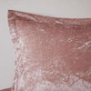 Blush Pink Lush Velvet Duvet Cover Set AND Decorative Pillow (Felicia -Blush-Duv)