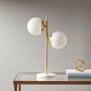 Holloway White/Gold Table Lamp (Holloway White/Gold-Lamp)