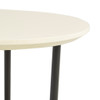 Beaumont White/Natural End table (Beaumont White/Natural-End table)