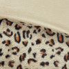 4pc Reversible Cheetah Print Faux Fur Comforter Set AND Decorative Pillow (Zuri-Cheetah)