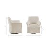 Augustine Cream Swivel Glider Chair (Augustine Cream-Swivel Glider Chair)