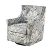 Alana Curve Back Blue Multi Swivel Glider Chair (Alana Curve Back Blue Multi-Swivel Glider Chair)