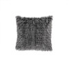 Edina Faux Fur Black Square Pillow (Edina Faux Fur Black-Square Pillow)