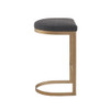 Maison Charcoal/Antique Gold Counter Stool (Maison Charcoal/Antique Gold-Counter Stool )