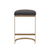 Maison Charcoal/Antique Gold Counter Stool (Maison Charcoal/Antique Gold-Counter Stool )