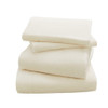 Ivory Micro Fleece Sheet Set w/3M Scotchgard - TWIN (675716558475)