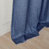 Blue Set of 2 Tonal Printed Faux Silk Total Blackout Window Panels (Como Tonal-Blue-window)