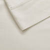 4pc Ivory 700 Thread Count Anti-Microbial Tri-Blend Sateen Weave Sheet Set (700TC TriBlend-Ivory-Sheets)