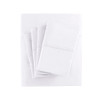 7pc White 800TC Cotton Rich Sateen Sheet Set - SPLIT KING (086569349101)